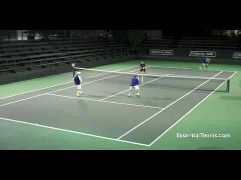 Tennis Doubles: Return and Volley