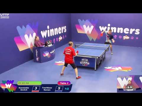 WINners CUP table 2  24.10 Kuzmenko Dmitrii - Tveritinov Roman  20:45