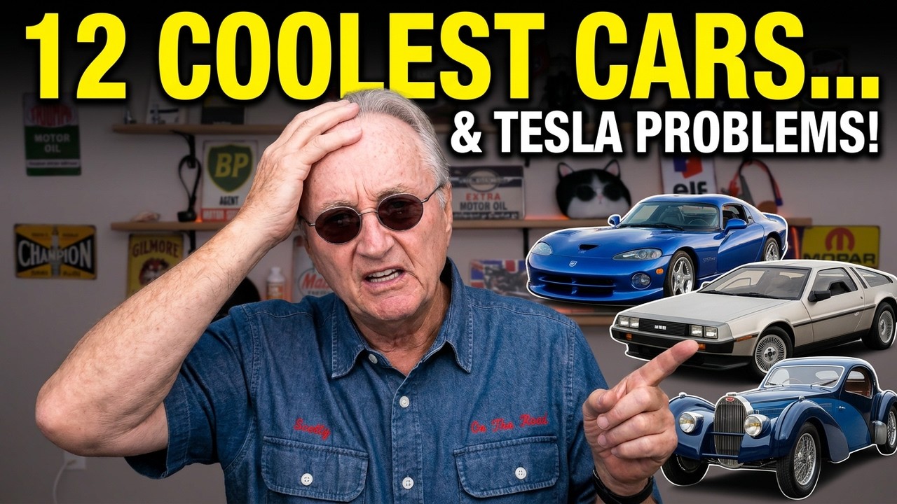 The 12 Coolest Cars Ever Made (And Another Reason to Hate Teslas)