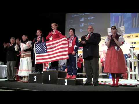 IPF 2014 Master World Championship Women M1 Awards