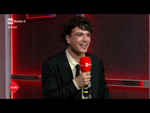 Intervista a Leo Gassmann - Radio2 a Sanremo