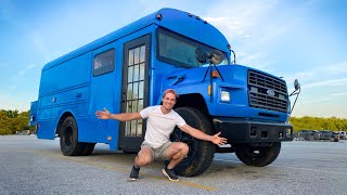 I turned a bus into a luxury tiny home