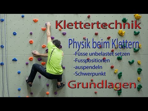 Klettertechnik Grundlagen - Physik beim Klettern #Klettern lernen mit System