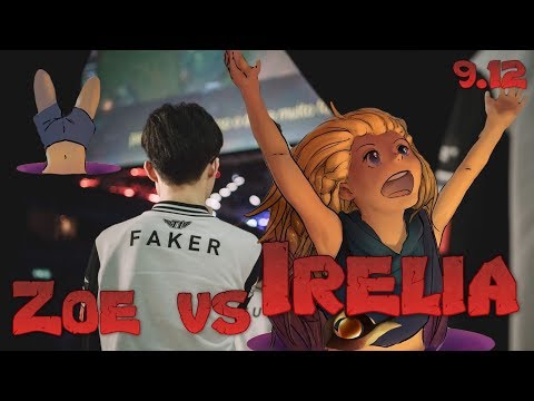 Faker - Zoe vs Irelia Mid - LoL Season 9 KR Ranked | League Of Legends