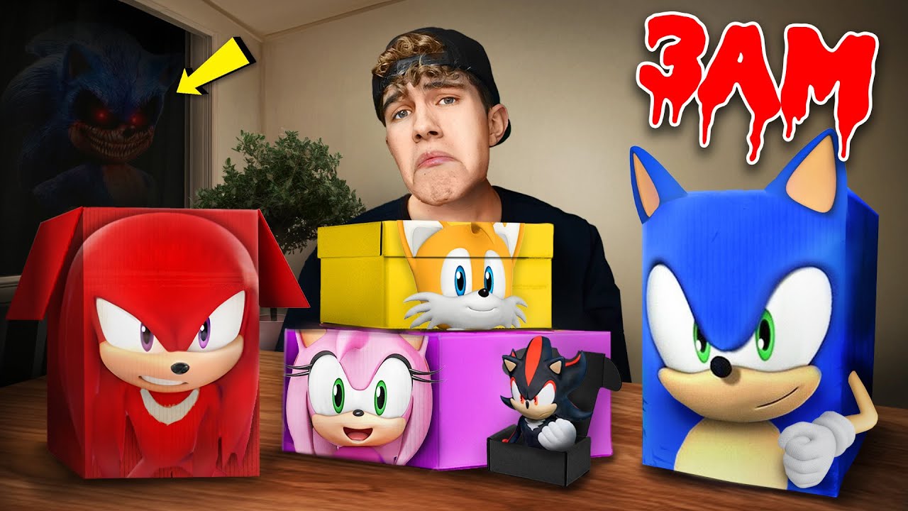 DO NOT OPEN ALL SONIC MYSTERY BOXES at 3 AM!!