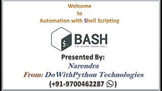 Automation with Bash Shell Scripting | Day-1