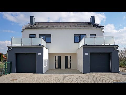 Oglądamy dom bliźniak 107 m2 z garażem - Osiedle Sady / Tarnowo Podgórne