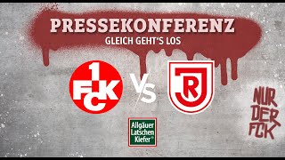 Pressekonferenz vor dem Heimspiel gegen den SSV Jahn Regensburg