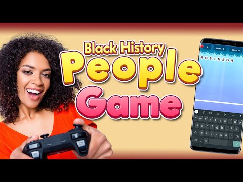 Black History People Game Video