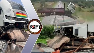 GHANA NEW TRAIN ON TEST Involved IN accident