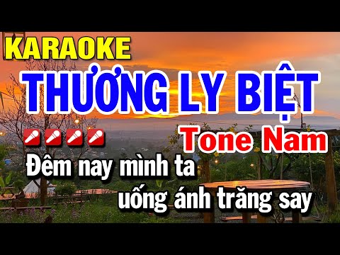 Thương Ly Biệt Karaoke Tone Nam ( Nhạc Trẻ Rumba ) Nhạc hoa lời việt
