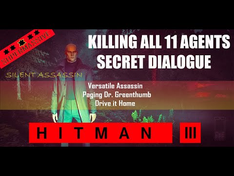 HITMAN 3 Berlin | Killing All 11 Agents | Secret Dialogue | Versatile Assassin | Silent Assassin |