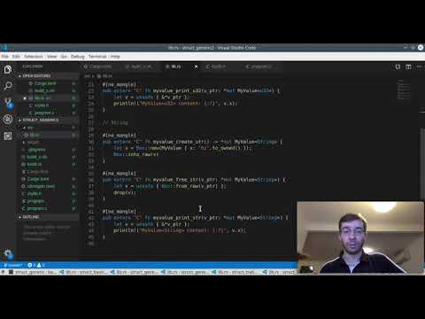 Type erasure in Rust C/FFI — structs, generics, trait objects