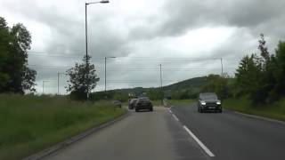 preview picture of video 'Driving On The A46 & A44 From Evesham To Fladbury, Worcestershire, England 22nd June 2013'