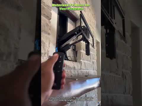 Motorized TV Mount for Your Fireplace