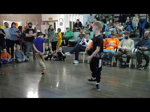 до 9 лет bboy Сева vs lvan Ghost - "ALL OPTION" break dance battle