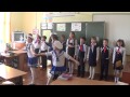 Инсценировка песни "Бескозырка" учащимися 3 "В" класса. 