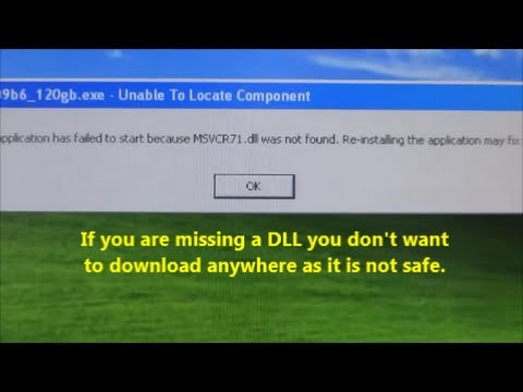 comment installer mfc71.dll