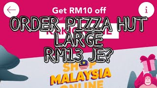 Pizza Hut Large Hanya RM13 Di Foodpanda? Ni Caranya!
