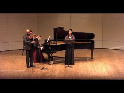 Charles Loeffler, 4 Poèmes, Op.5, "Le son du cor s’afflige vers les bois"