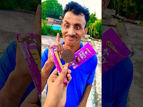 Dairy milk chocolate 🍫🍦🤣 aur Oreo biscuits 🍪 #watermelon🍉#5star#munch#kitkat#parle_g#shortsfeed