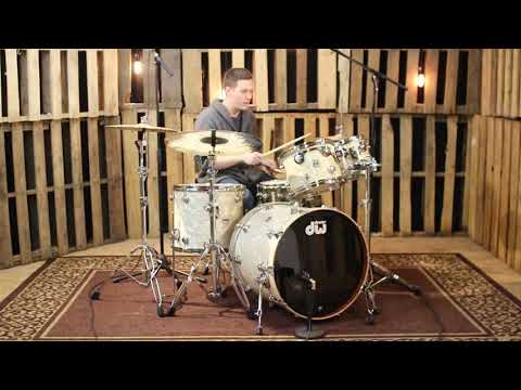 DW Collector's Maple/Mahogany Vintage Marine Drum Set - 22, 10, 12, 16