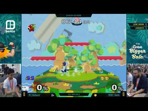 The Even Bigger Balc - TS Dulbasaur (Falco) vs HERC | Doom (Peach) - Singles Pools - SSBM