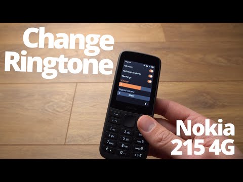 Nokia 215 4G - Setup Or Change Ringtone / Message notification Sound & Volume.