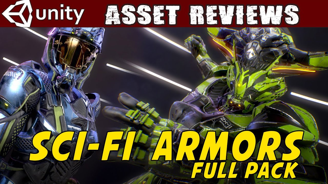 Unity Asset Reviews - Sci-Fi Armors Bundle Full Pack