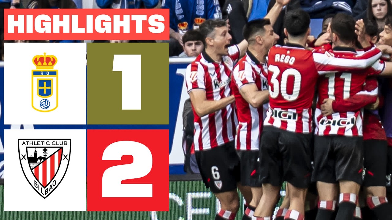 Real Oviedo vs Athletic Club Highlights
