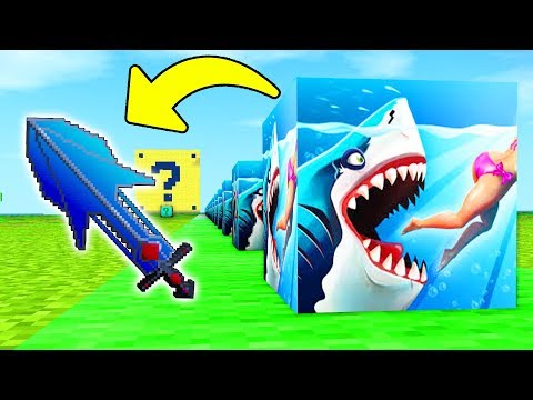 1000 CAN VEREN İKSİR - KATİL KÖPEK BALIĞI ŞANS BLOKLARI - Minecraft