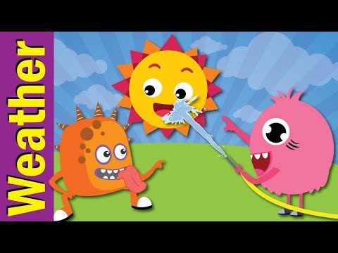 Weather Song for Kids | Sunny, Cloudy, Rainy, Snowy