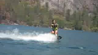 preview picture of video 'Wake boarding on Whiskeytown Lake'