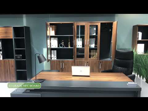 High-quality Environmentally friendly E1 Grade MFC material office Three-door filing cabinet