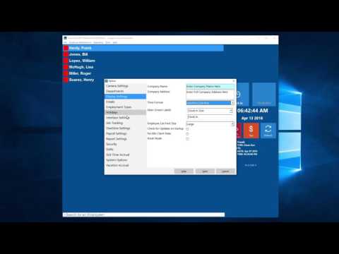 Time Clock Mts Enabling Employee Pins