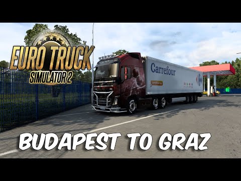 Budapest to Graz | Euro Truck Simulator 2 | ETS2 1.43 | Logitech G920 | Tobii Eye Tracker 5