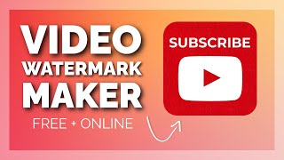 How to Make a YouTube Video Watermark using Online Template (YouTube Channel Art Series)