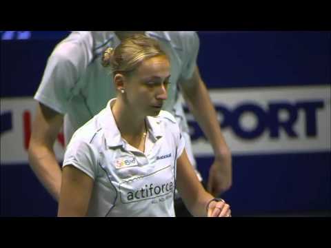 2016 European Badminton Championships - XD SF - Arends/Piek vs. Fischer Nielsen/Pedersen