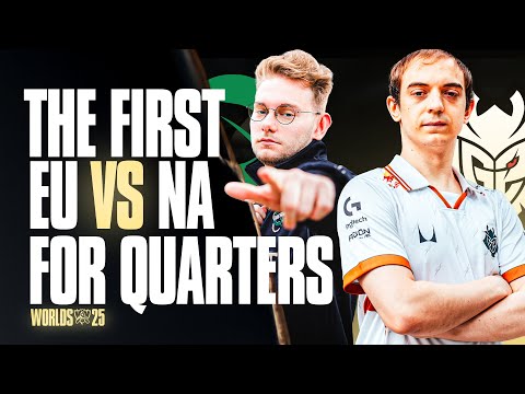 EU VS NA FOR QUARTERFINALS - G2 VS FLY - WORLDS 2025