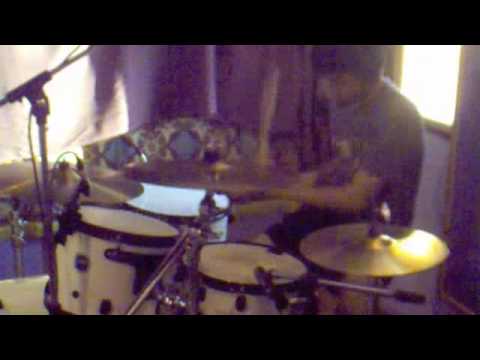 SixCE - Oley on Drums in  Studio