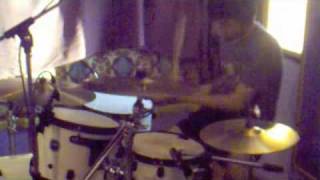 SixCE - Oley on Drums in  Studio