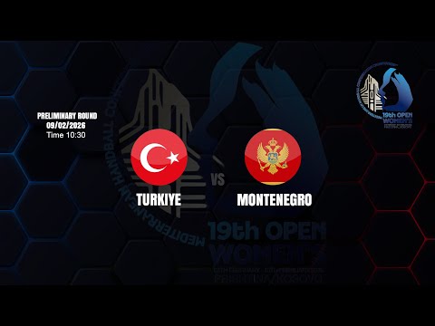 TURKIYE vs MONTENEGRO  - MHC WOMEN’S CHAMPIONSHIP 'PRELIMINARY ROUND'