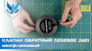 Клапан обратный межфланцевый двухстворчатый Genebre 2401