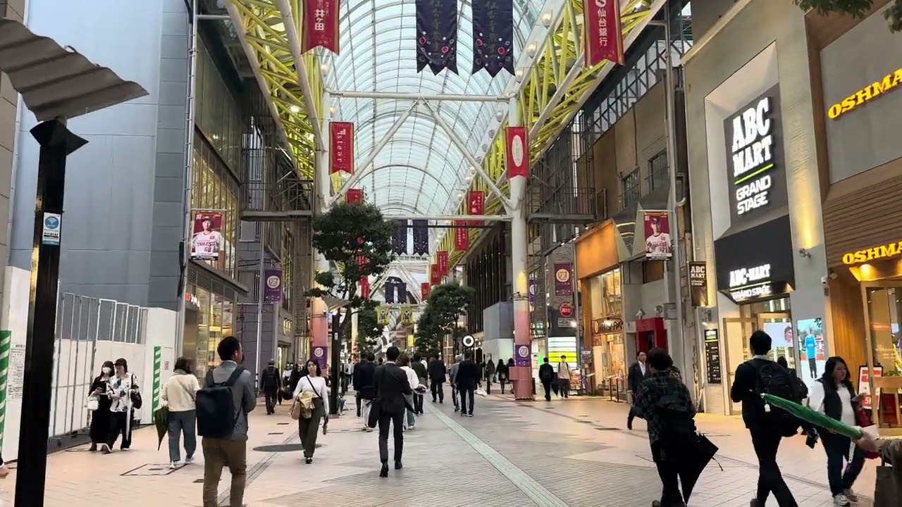 Embark on a walking tour through the captivating Sunmall Ichibancho.