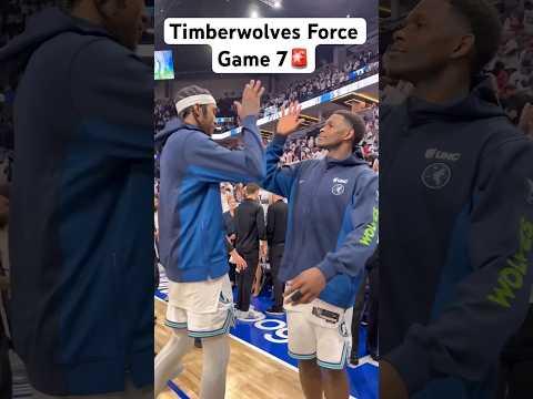 The Minnesota Timberwolves walk off with the HUGE GAME 6 win! #Shorts