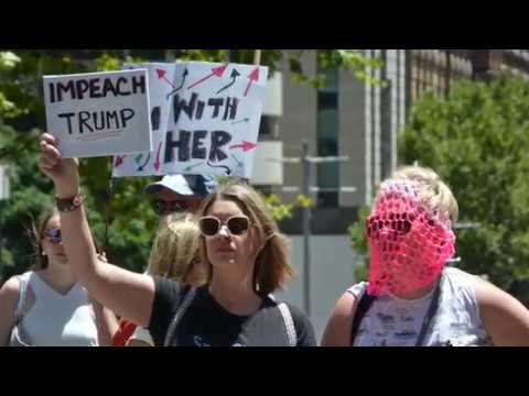 Aussie Patriots Take & Hold Martin Place & Stand Against the Feminists March @ Sydney 21012017