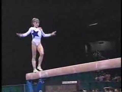 Dominique Moceanu - 1996 Olympics EF - Balance Beam