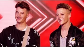 The X Factor UK 2016 - Auditions: The Brooks ("Runnin'" - Naughty Boy)