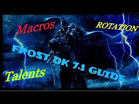 WOW FROST DK PVP ARENA GUIDE PATCH 7.1 OBLITERATION