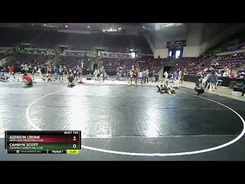 126 Lbs Round 3 - Addison Cronk, Bear Cave Wrestling Club Vs Camryn Scott, Chatfield Wrestling Clu